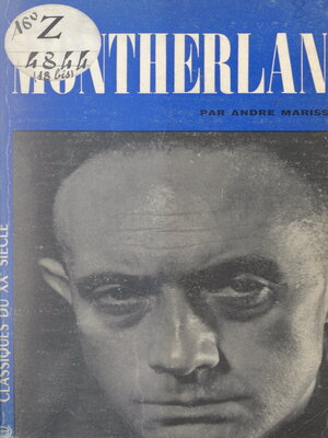 cover image of Henry de Montherlant
